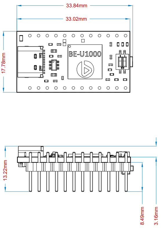EVU-LI-2.1 Dimensions