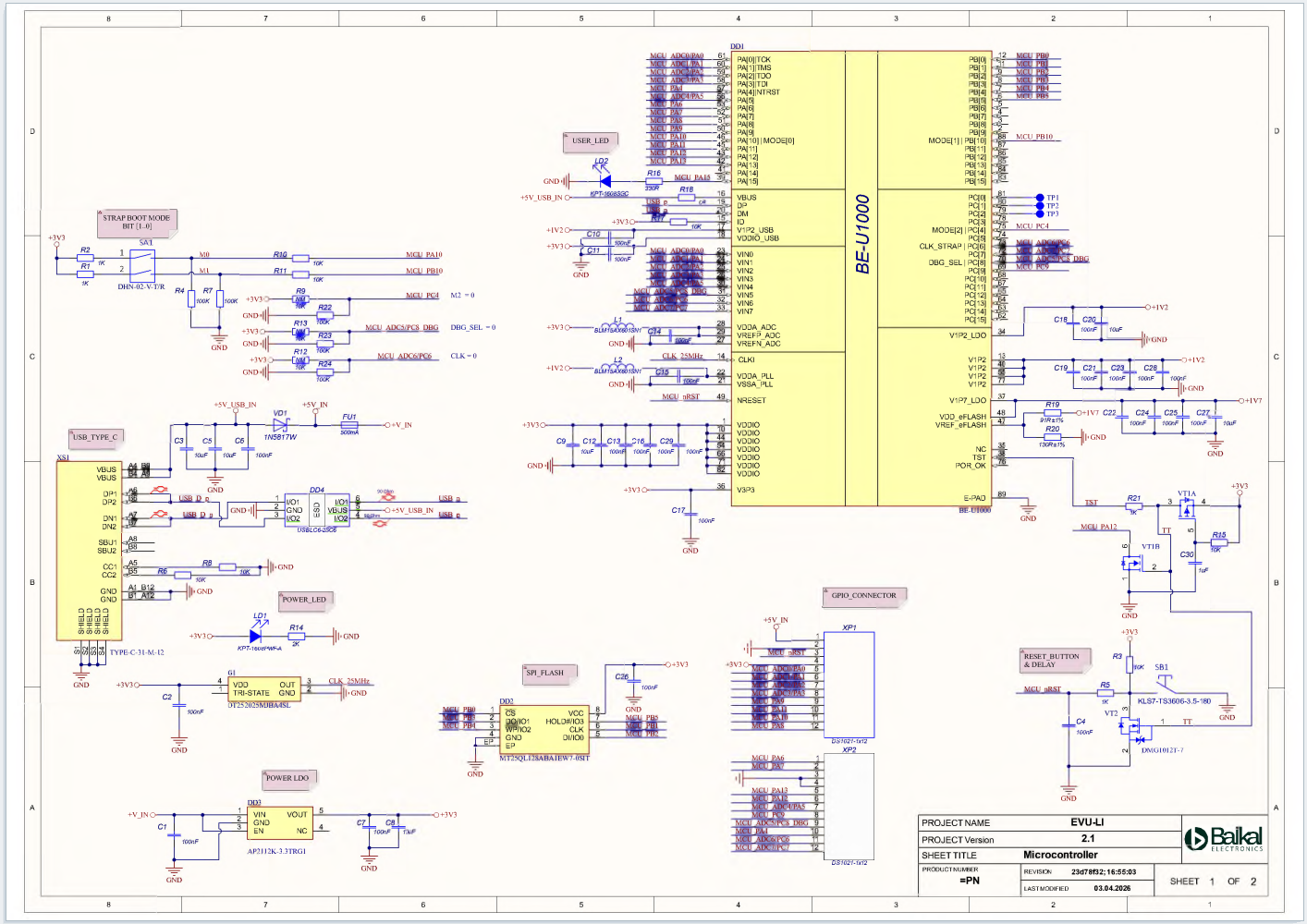 Schematic EVU-LI-2.1